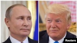 Ruski predsednik Vladimir Putin i predsednik SAD Donald Tramp.