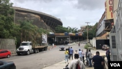 Sede del Servicio Bolivariano de Inteligencia Nacional (SEBIN), conocido como Helicoide, en el oeste de la capital, en Caracas, Venezuela. Agosto 8, 2020.