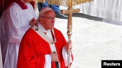 Kiongozi mkuu wa Kanisa Katoliki Duniani, Papa Francis.