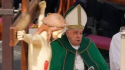 教宗方濟各在梵蒂岡主持武裝部隊禧年彌撒。 (2025年2月9日)