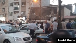 کاربران روی ایکس عکس‌هایی از انفجار رشت منتشر کردند. 