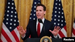 美國國會共和黨聯邦參議員霍利（Sen. Josh Hawley, R-MO） 