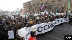 რუსეთში მრავალათასიანი აქციები ტარდება