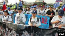 紐約2019年6月2號舉行紀念六四民主運動30週年集會(美國之音久島攝影)