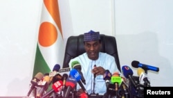 Waziri mkuu mteule wa kijeshi wa Niger Minister Ali Mahamane Lamine Zeine 