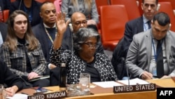 Барањето итен, безусловен прекин на огнот без договор со кој се бара Хамас да ги ослободи заложниците нема да донесе траен мир, рече американската амбасадорка во ОН Линда Томас-Гринфилд 