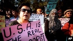 ڈرون حملوں کے خلاف مظاہرہ