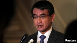 日本外相河野太郎（路透社資料照）