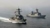 美韩海军2017年4月25日举行联合演练) （美国海军照片）