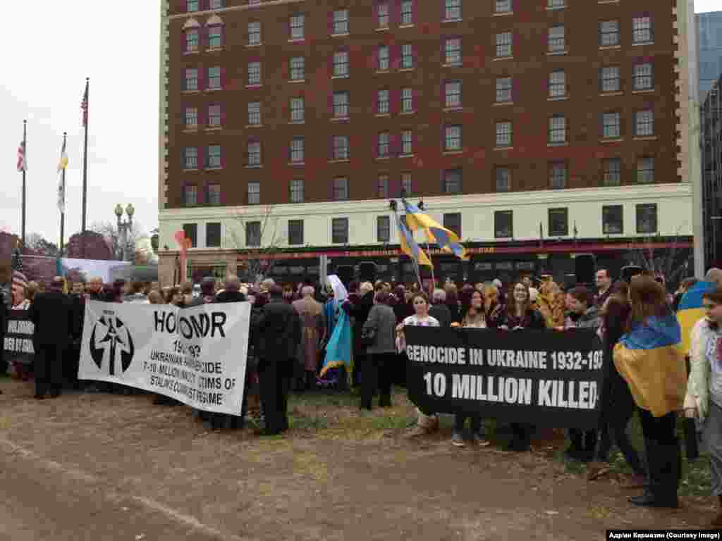 Вашингтон. Закладення меморіалу жертвам Голодомору